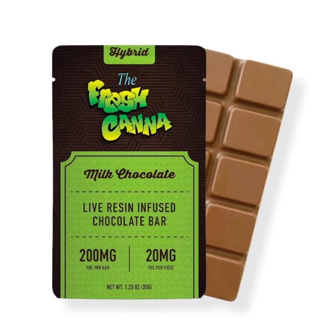 Fresh Canna - 200mg Chocolate Bar - Milk Chocolate