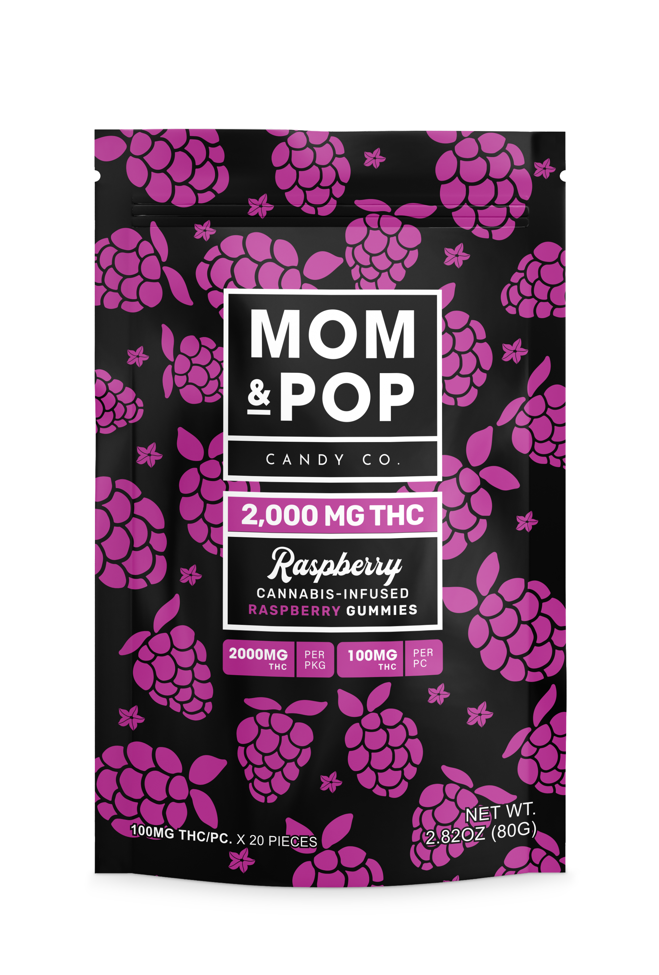 Raspberry Gummies *medical Only* 2000mg