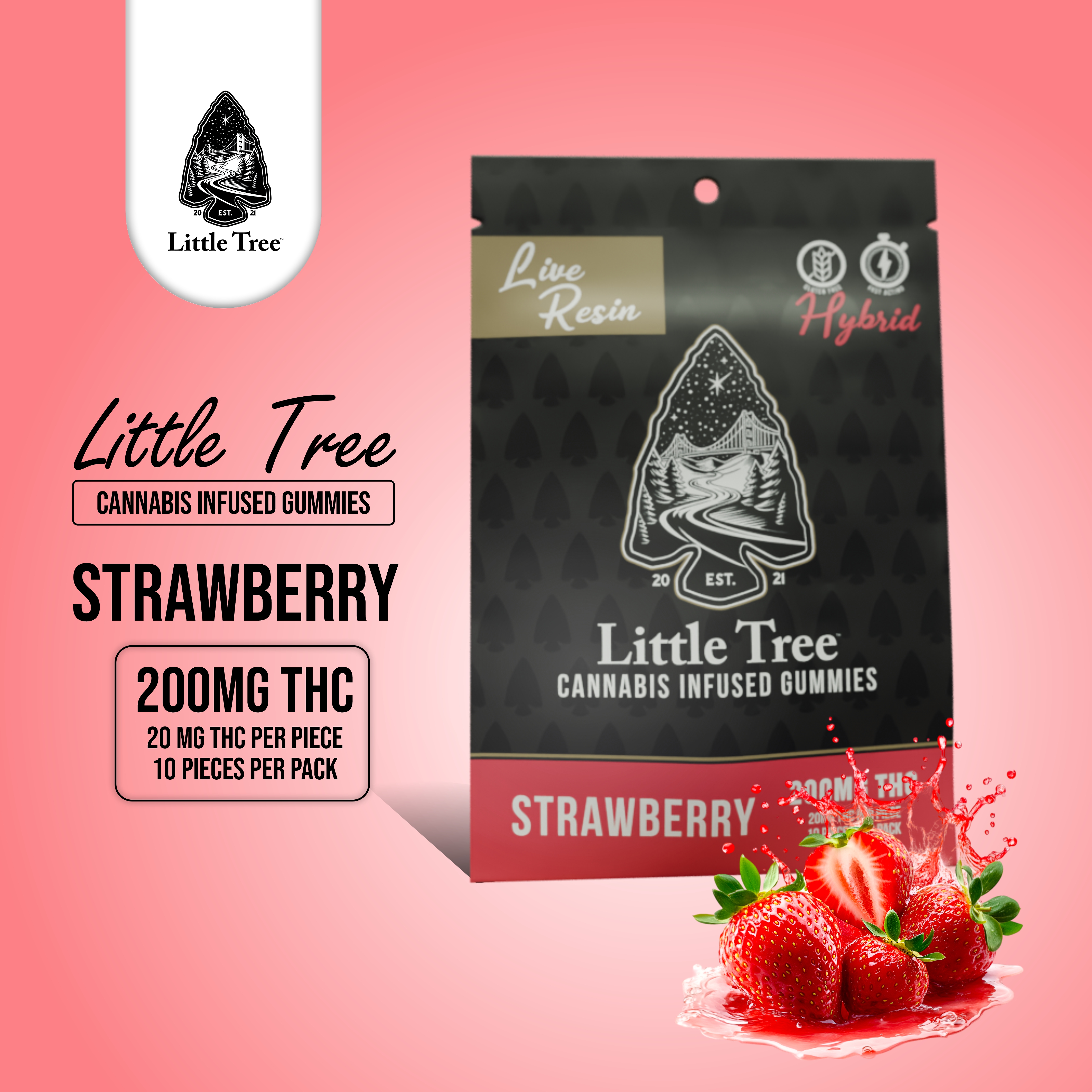 Strawberry Live Resin 200mg