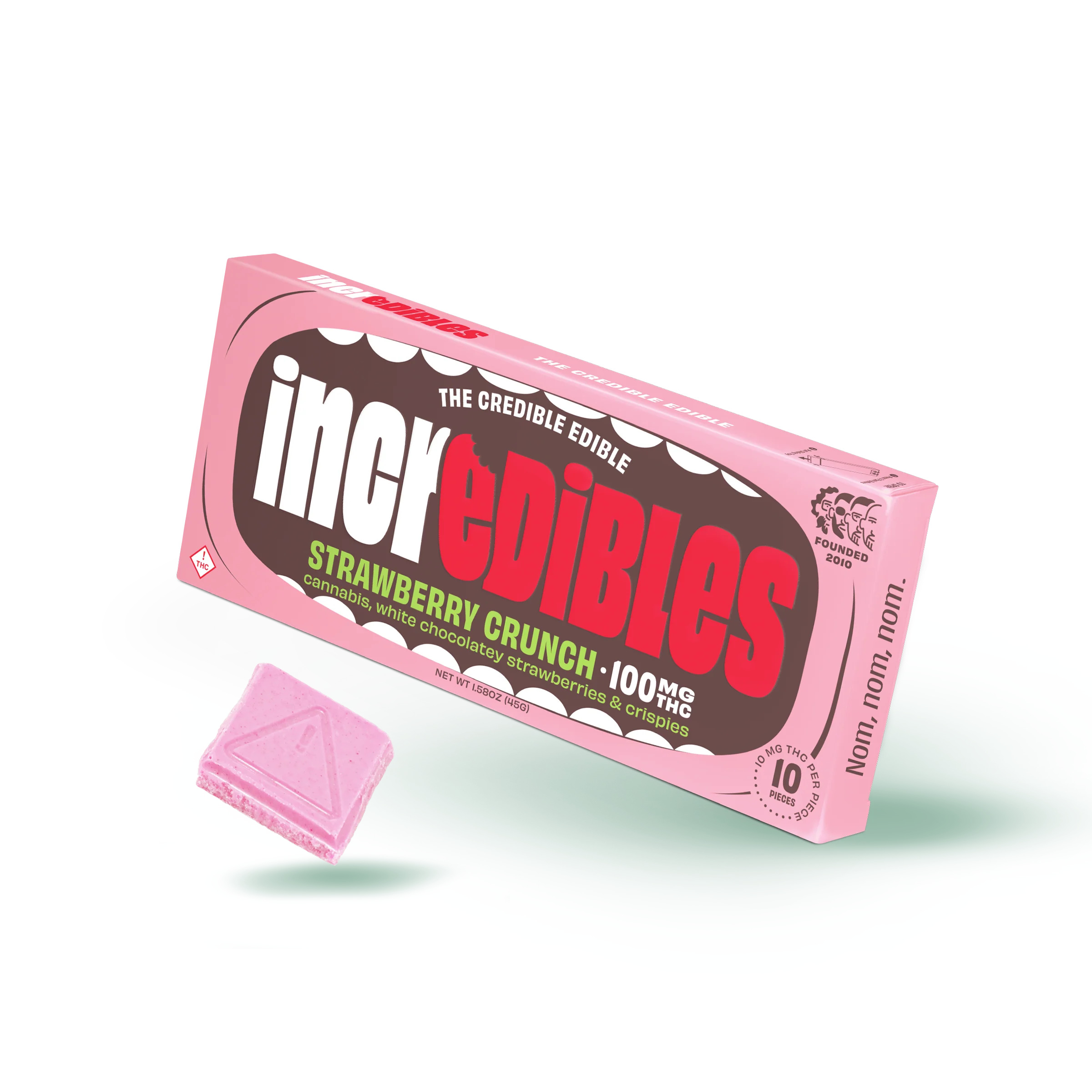 Incredibles | Strawberry Crunch Chocolate Bar | 100mg