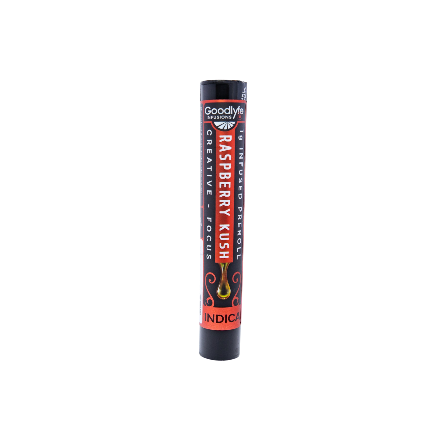 GoodLyfe Raspberry Kush Infused Preroll