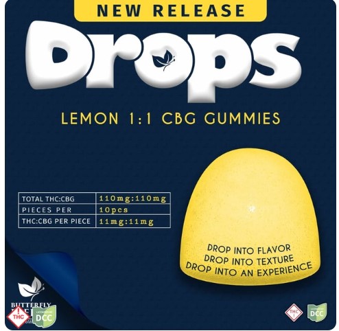 Lemon 1:1 CBG | 110mg 10pk