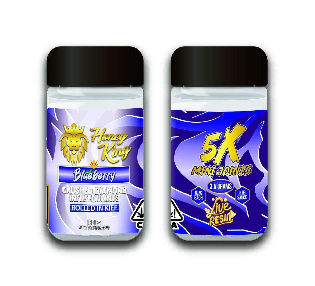 7X LIVE RESIN ROYAL MINIS - BLUEBERRY