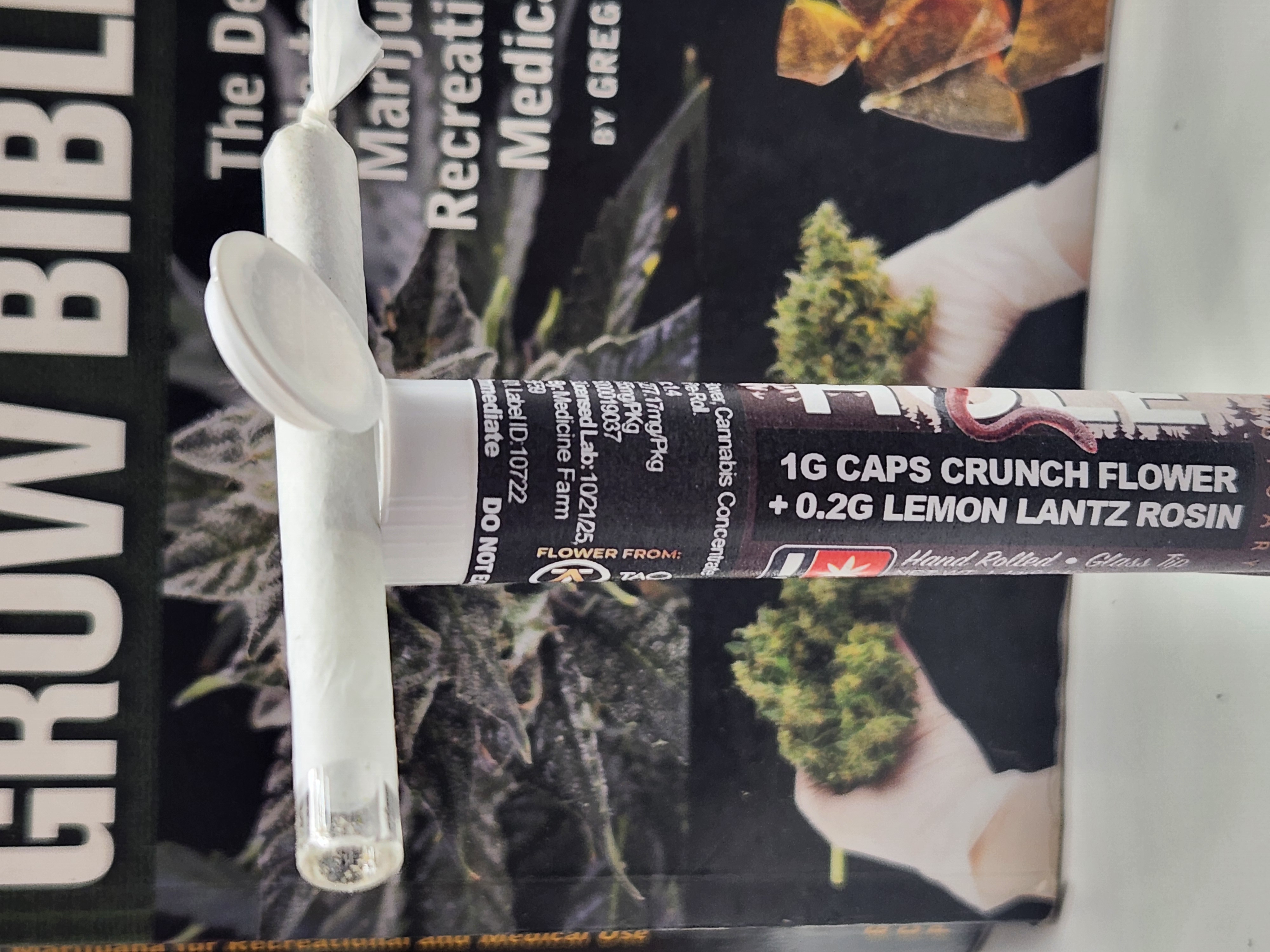 Rosin Joint Caps Crunch Lemon