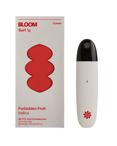 Bloom (Indica) Forbidden Fruit Classic Surf Disposable 1g