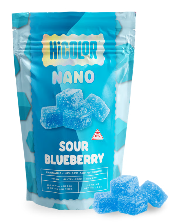 Sour Blueberry | Nano Gummies | 10pk | 100mg