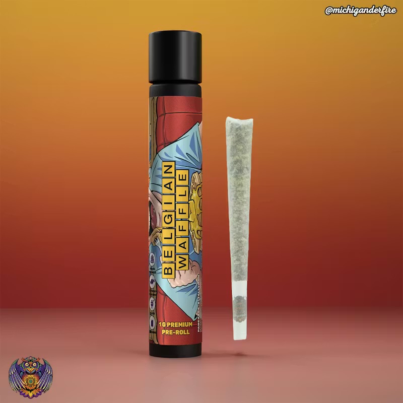Michigander Fire Belgian Waffles Pre-Roll 1.0g