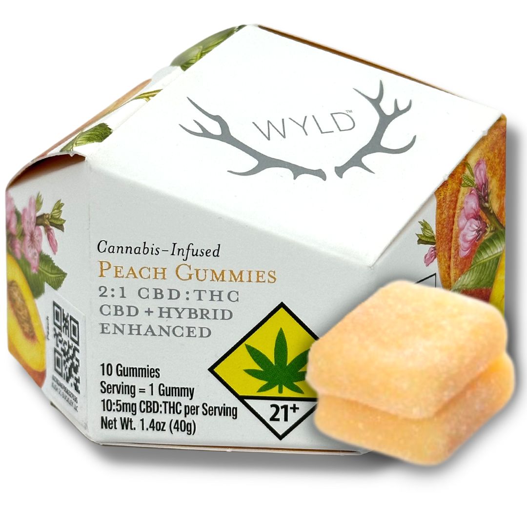 Peach CBD Hybrid Gummies (Wyld) 1.4oz