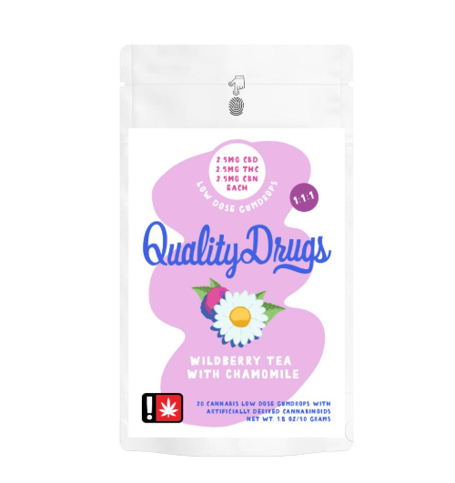 Wildberry Tea Chamomile Gumdrops Cbn