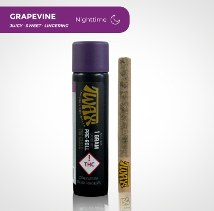 TWAX Pre-Roll 1pk/1g Infused- Grapevine