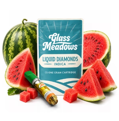 Glass Meadows - Watermelon Sugar - 1g - Liquid Diamond Vape Cartridge
