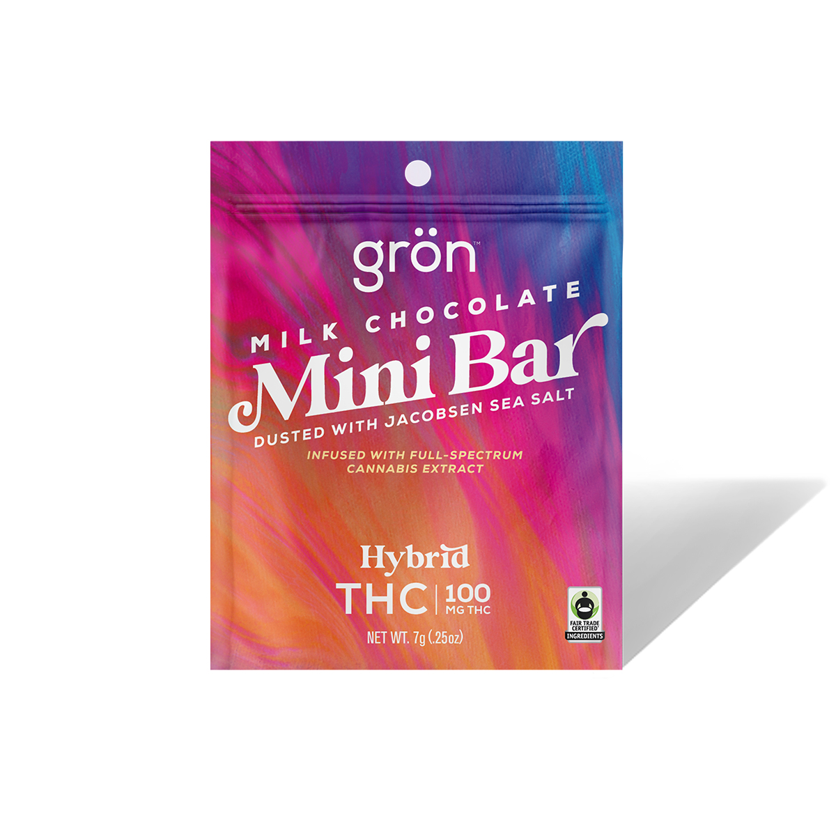 Milk Chocolate Mini Bar - THC - Hybrid