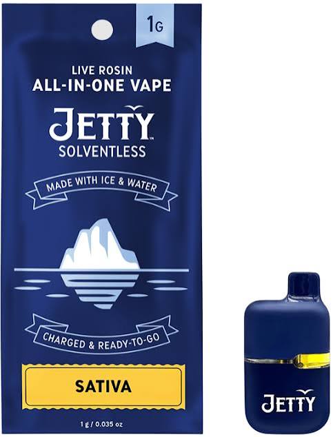 Jetty | Solventless Live Rosin AIO Mini Tank Vape | Mango Mash