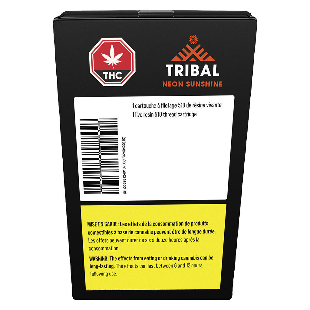 Tribal - Neon Sunshine Live Resin 510 Thread Cartridge