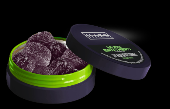 Haze X Mudd Brothers - Black Razz - Live Resin Gummies - 10pk- 100mg