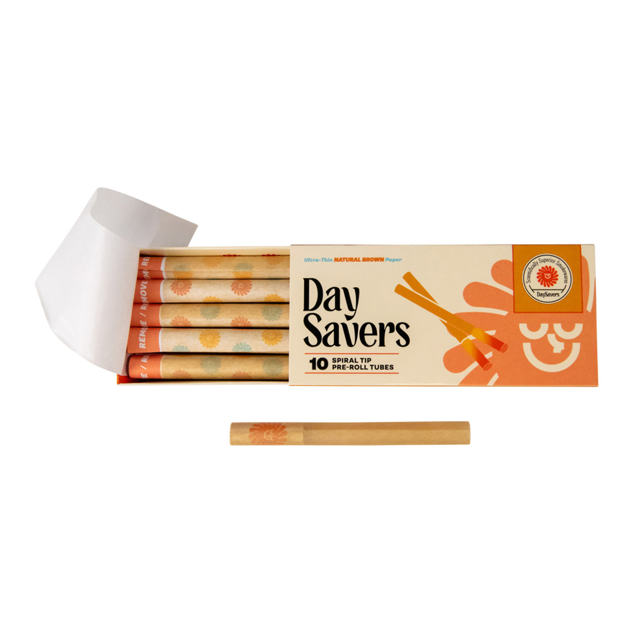 DaySavers - Natural Brown Artisan Pre-Roll Tubes 1 1/4 - 10pk