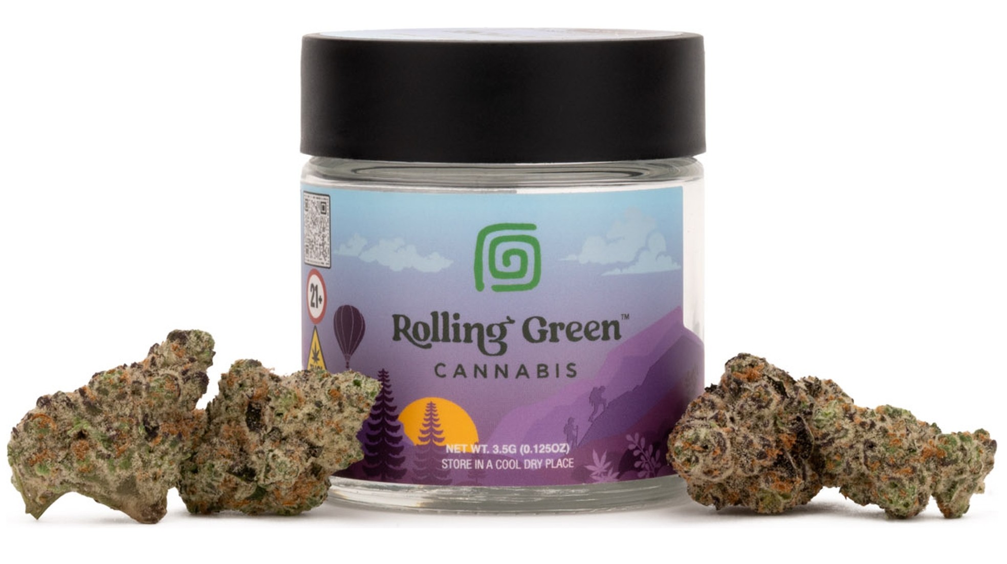 Rolling Green | High Speed | Premium Flower | Sativa-Hybrid | 3.5g