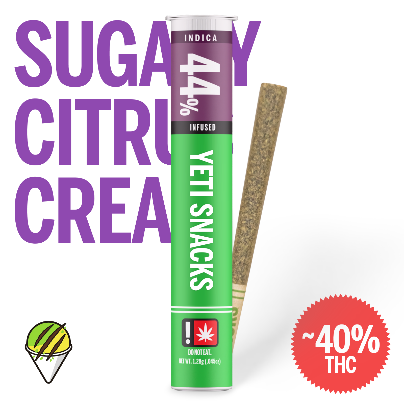 Yeti Snacks Indica Infused Preroll [1G]