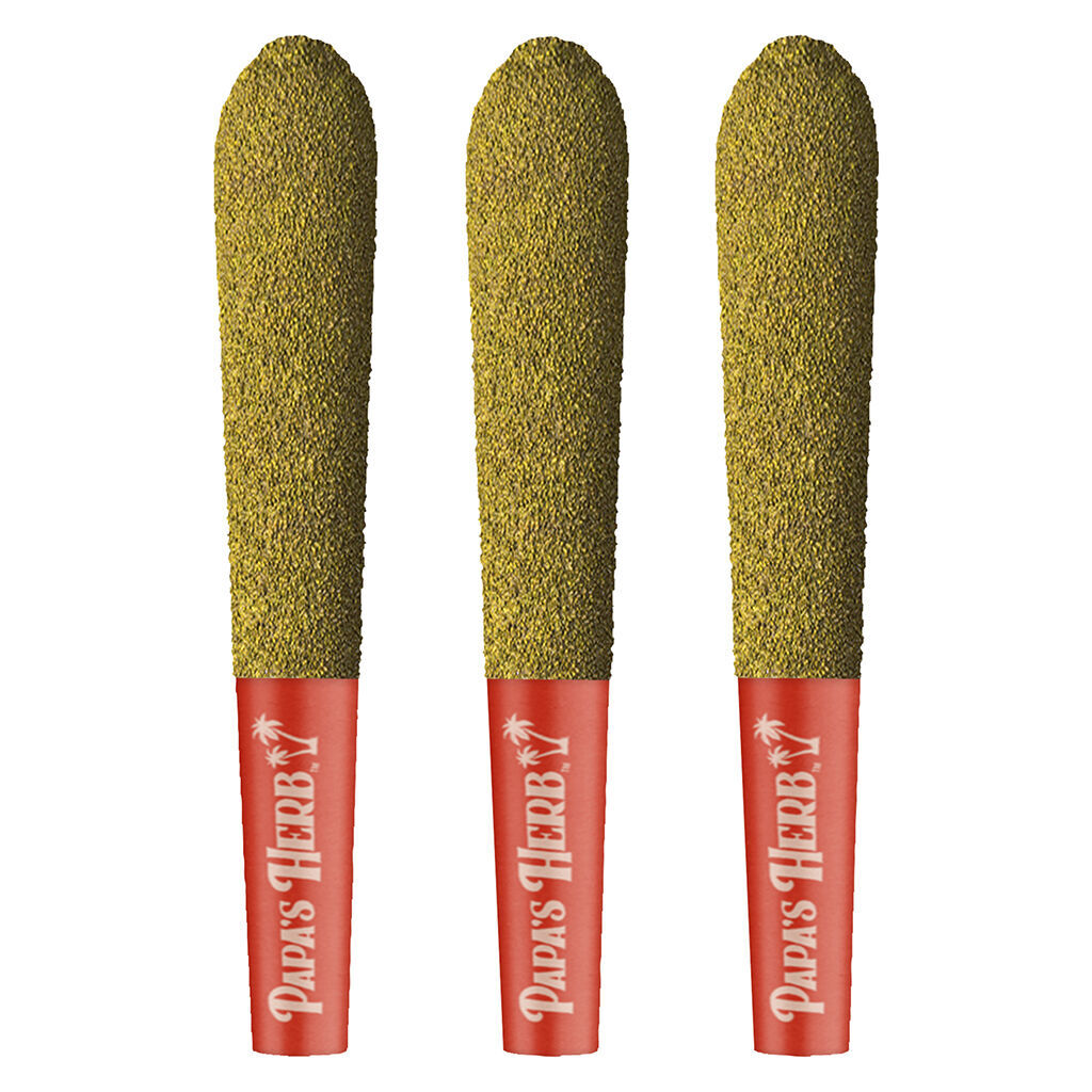 Papa's Herb - Fruit Punch Kief Coated Diamond Infused Pre-Rolls - 3x0.5g