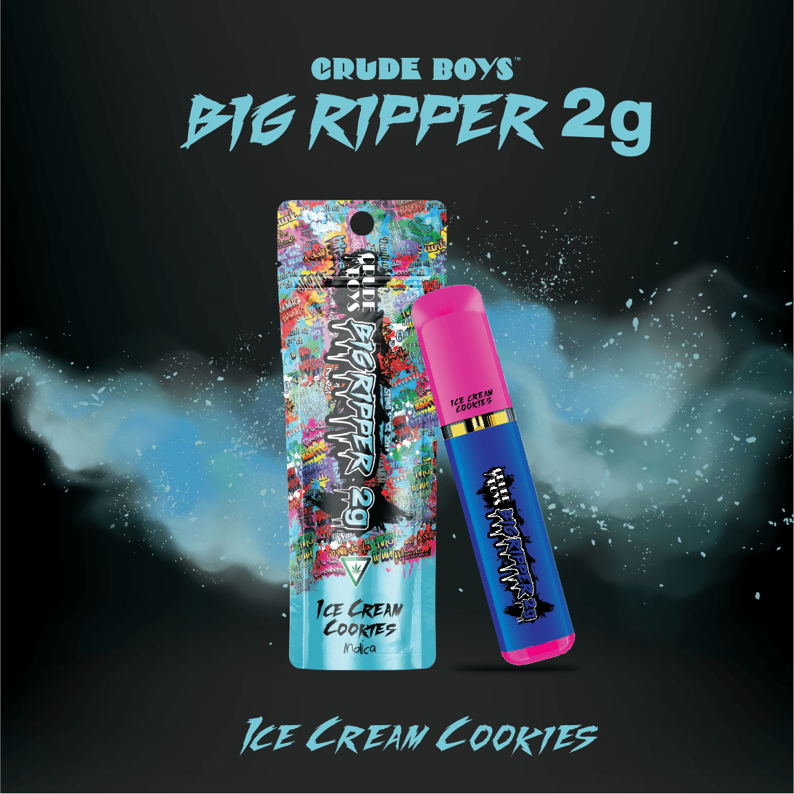 Big Ripper Vape Disposable: Ice Cream Cookies (I)