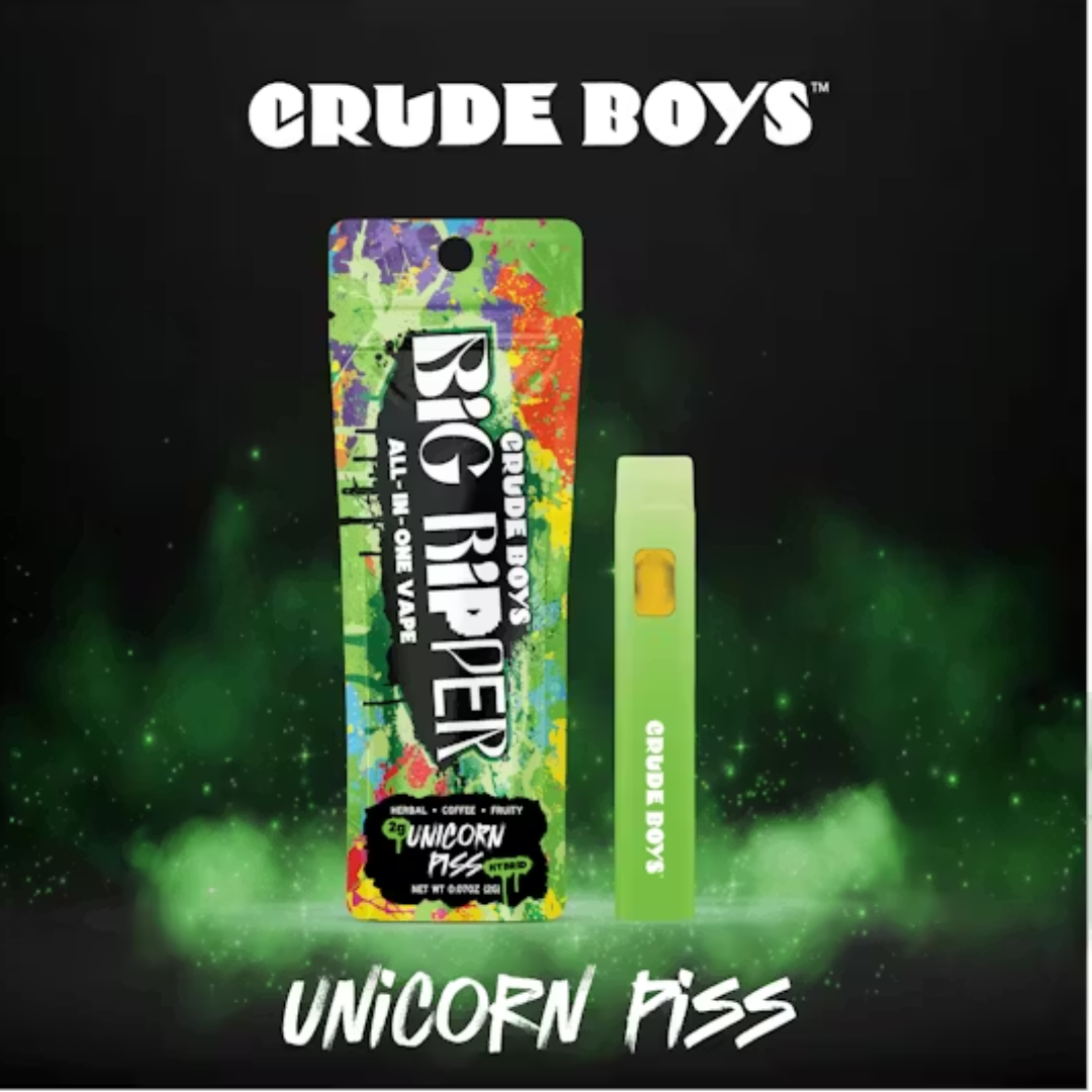 Crude Boys - 2G Disposable - Unicorn Piss