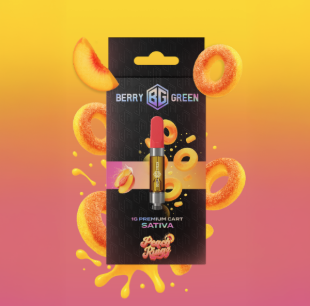 Berry Green Cart (510) - Peach Rings