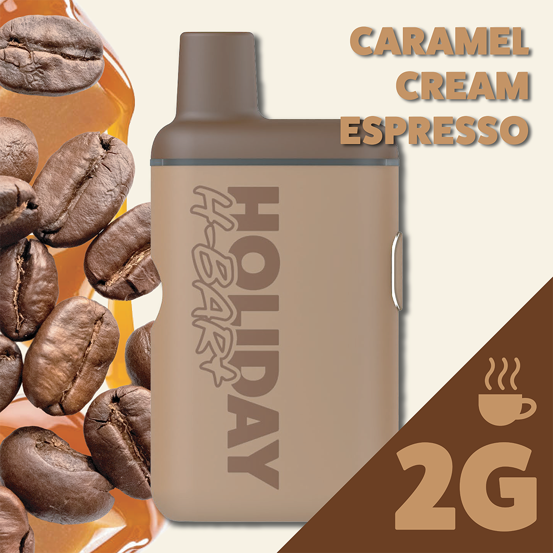 Holiday | Coffee Break Disposable | 4:1 THC + THCv | 2g