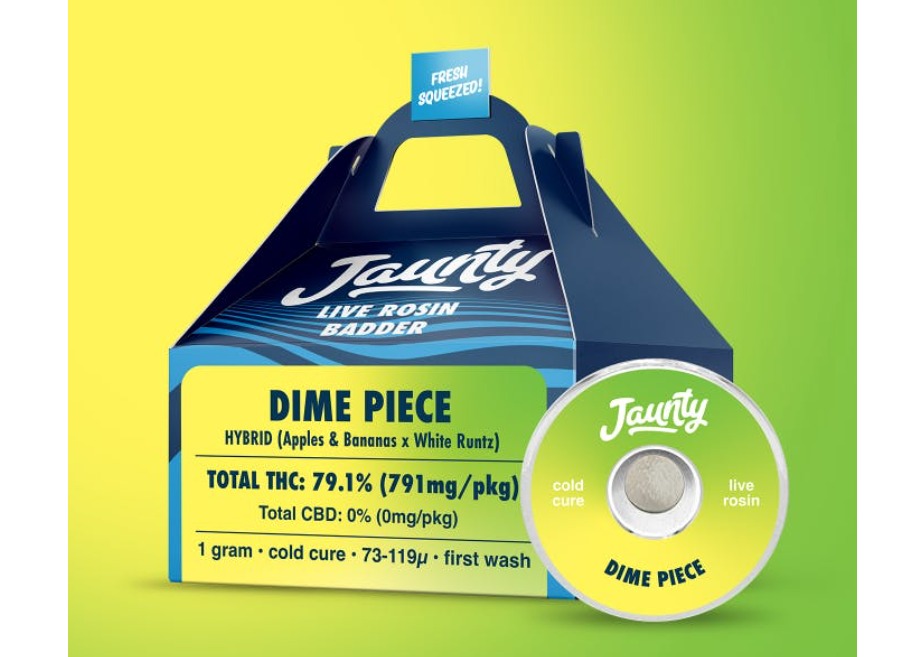 Jaunty | Dime Piece | Live Rosin Badder