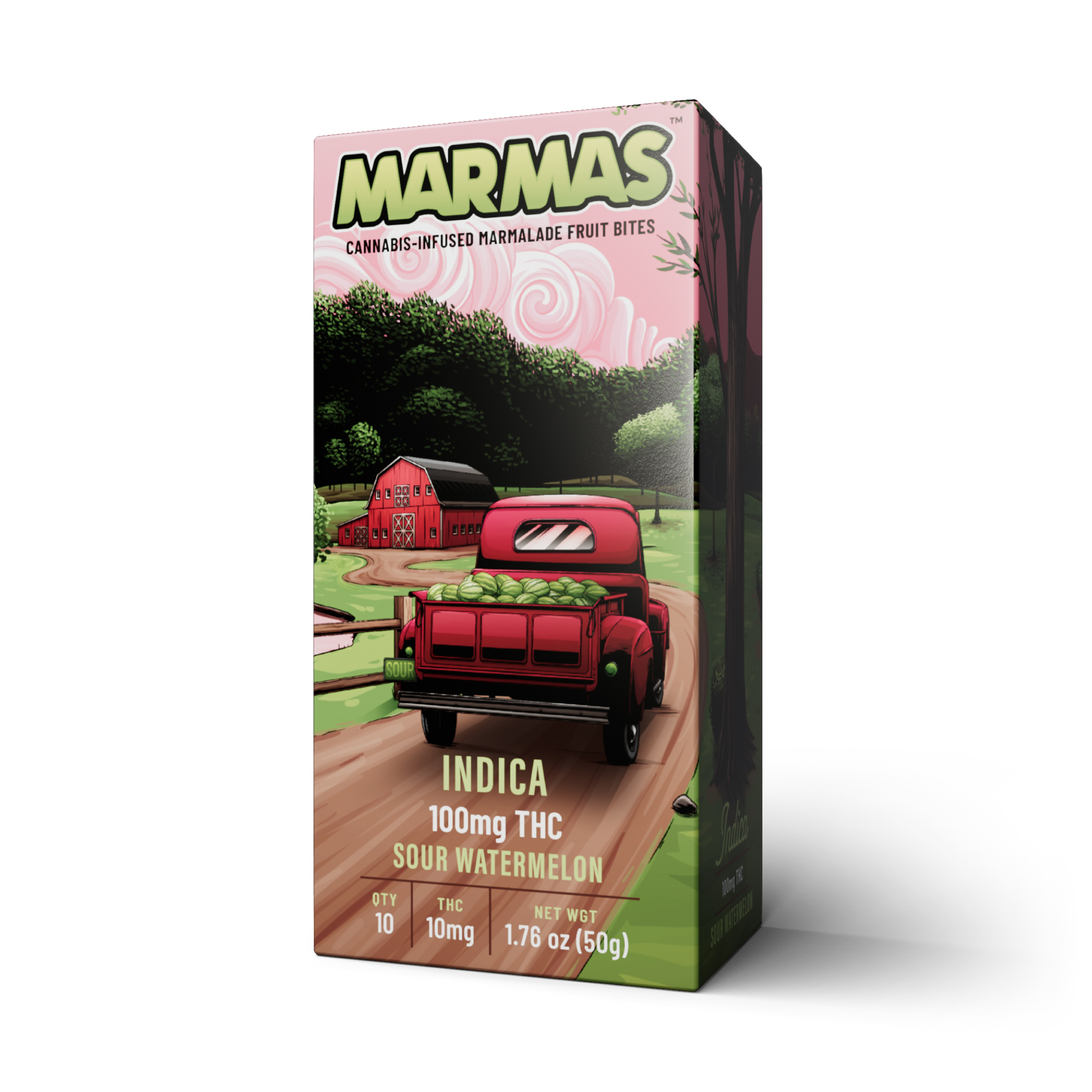 Sour Watermelon Indica 100mg Marmas