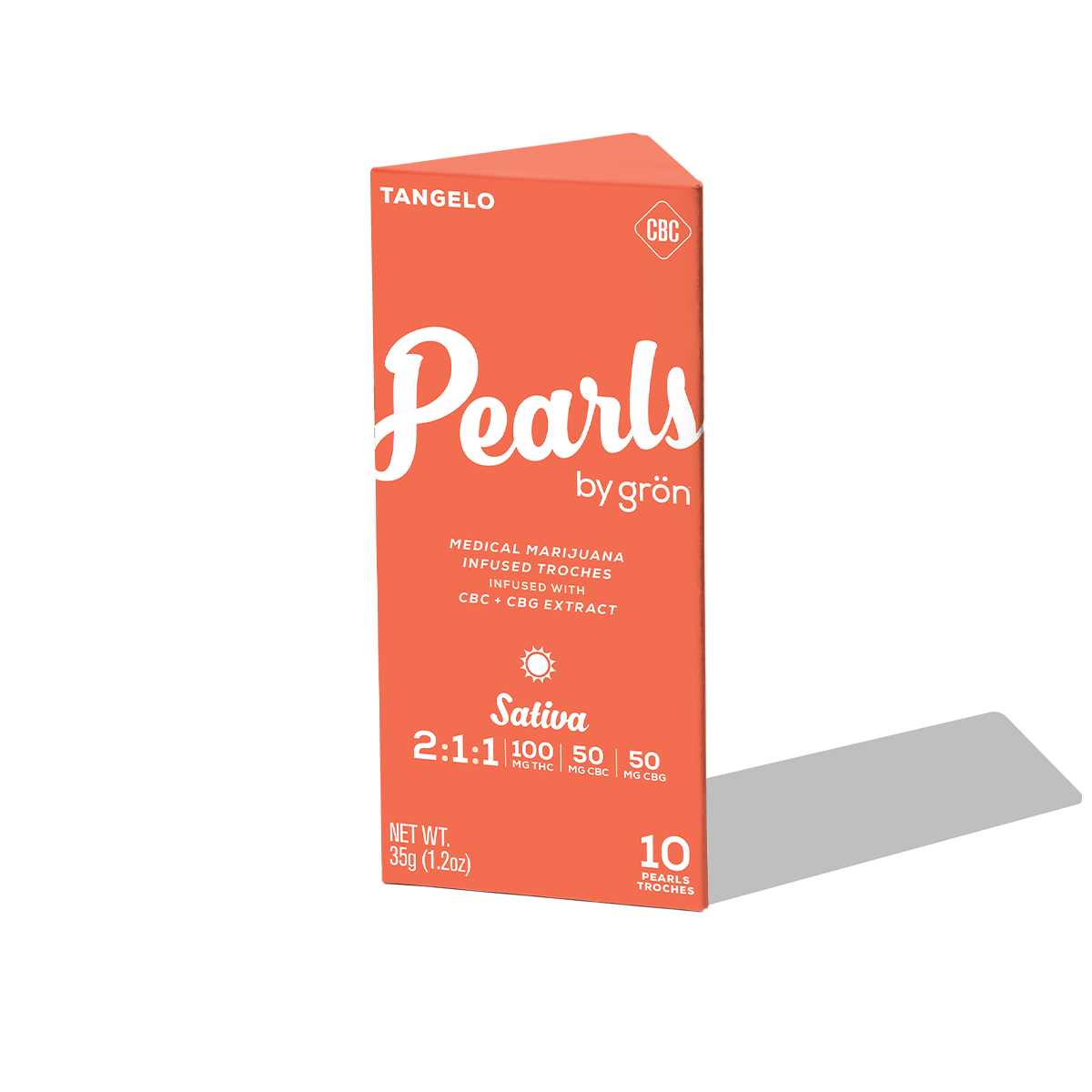 Tangelo (2:1:1 | THC:CBC:CBG) Troches | 10 Pack (10mg)