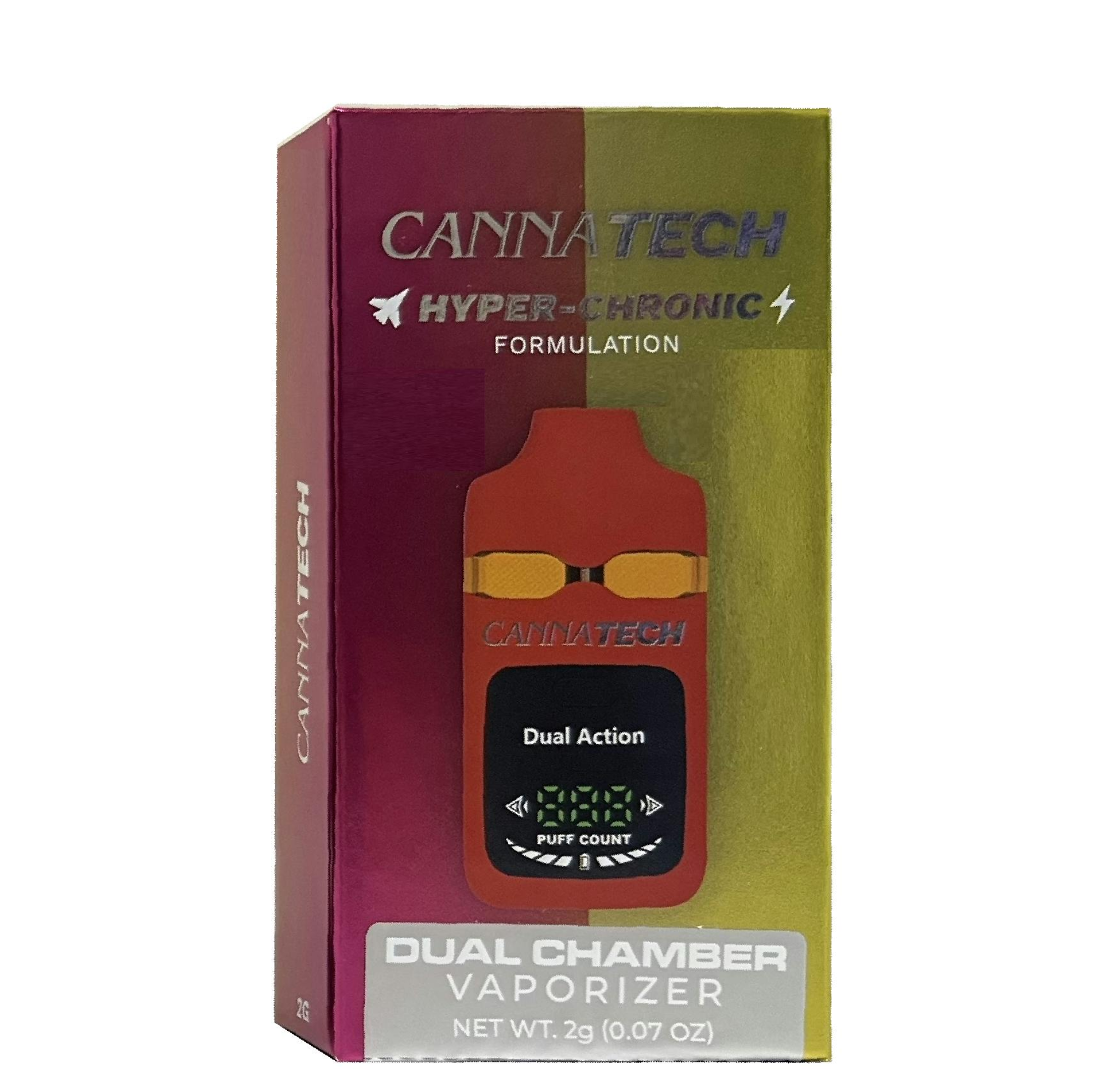 Cannatech Lychee Sunset x Cherry Popperz Dual Chamber Vape