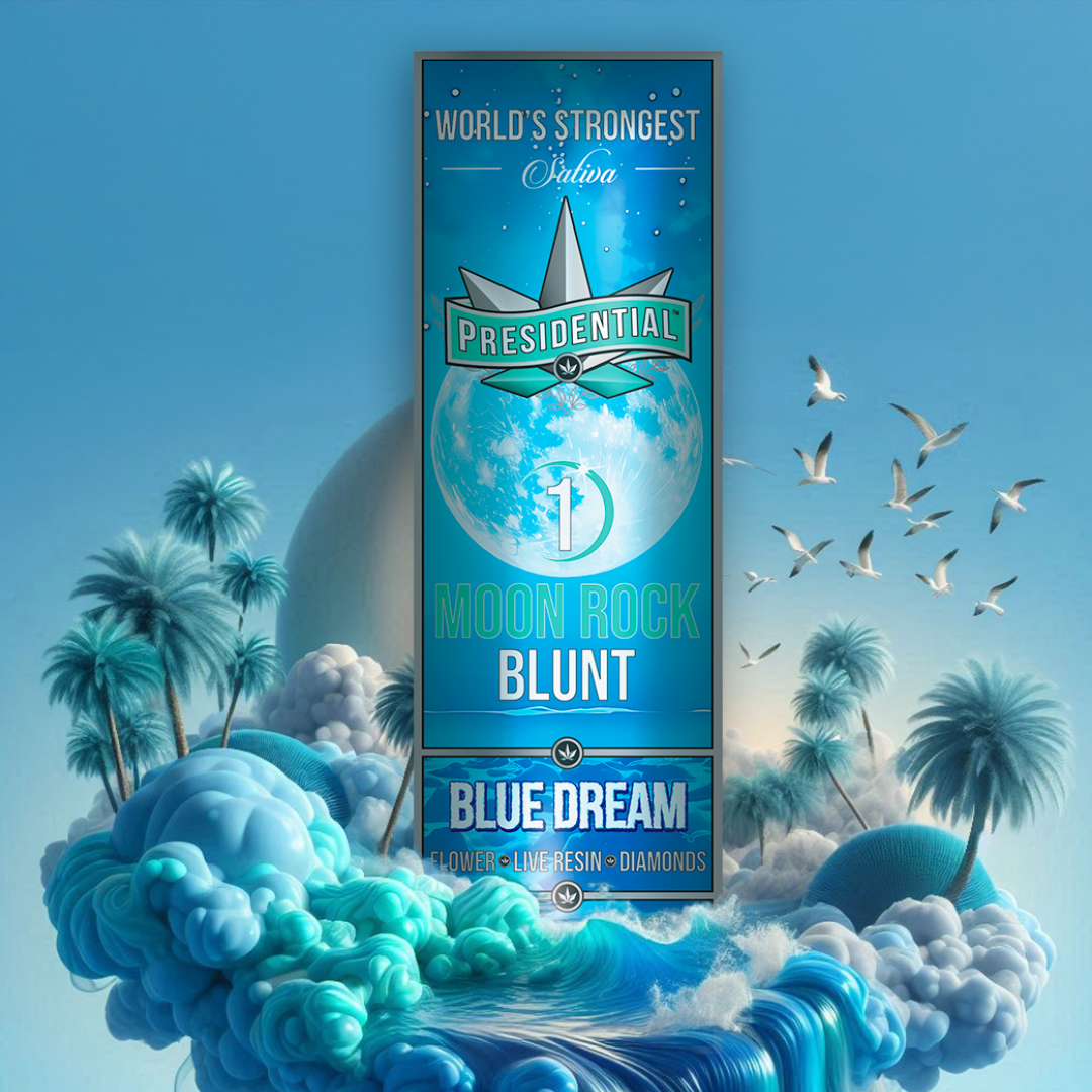 Presidential Blue Dream 1.5g Moon Rock Blunt