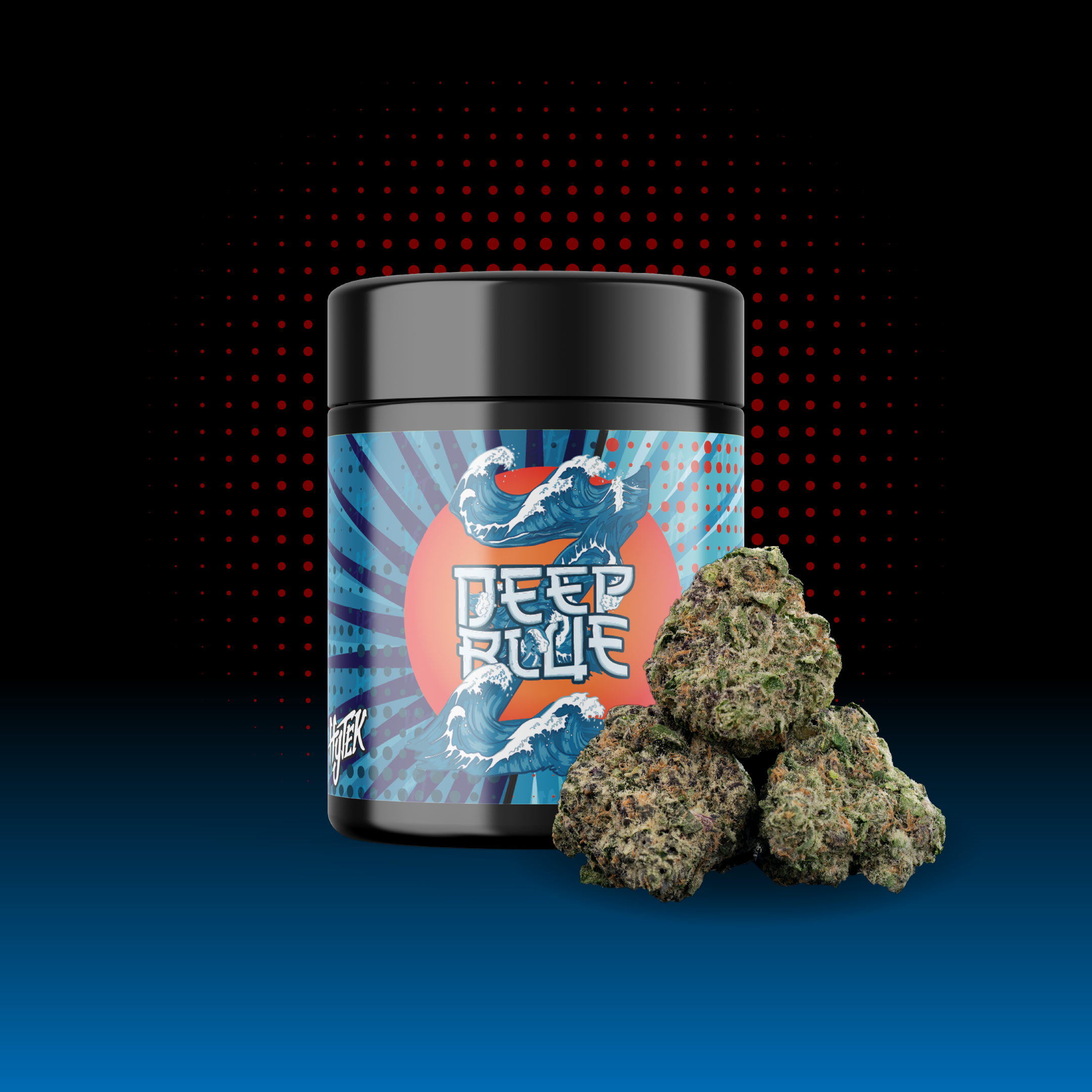 HYTEK | DEEP BLUE Z | PREPACKED 1/2 OZ JAR | 14g