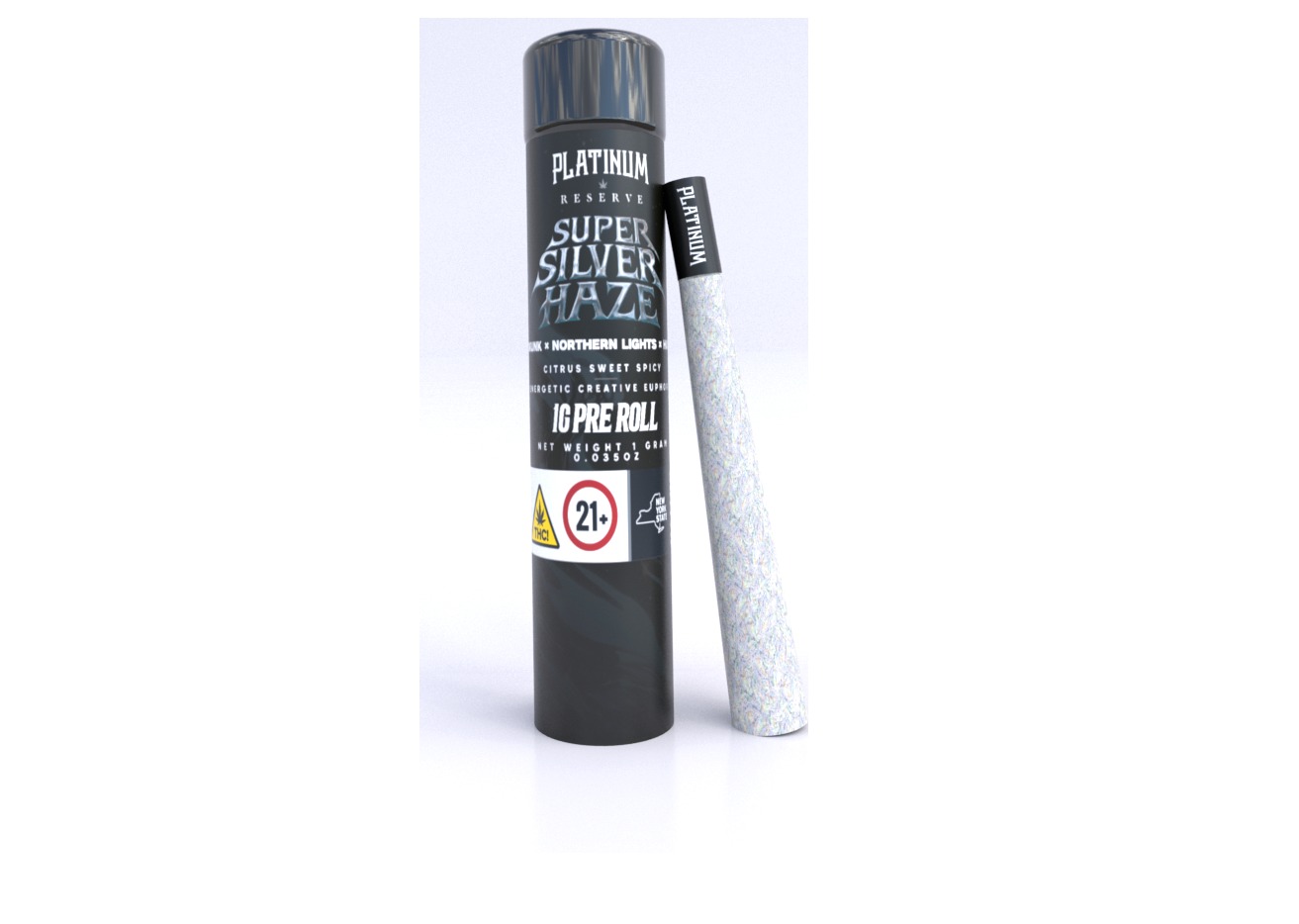 Platinum Reserve - Super Silver Haze Preroll - 1g