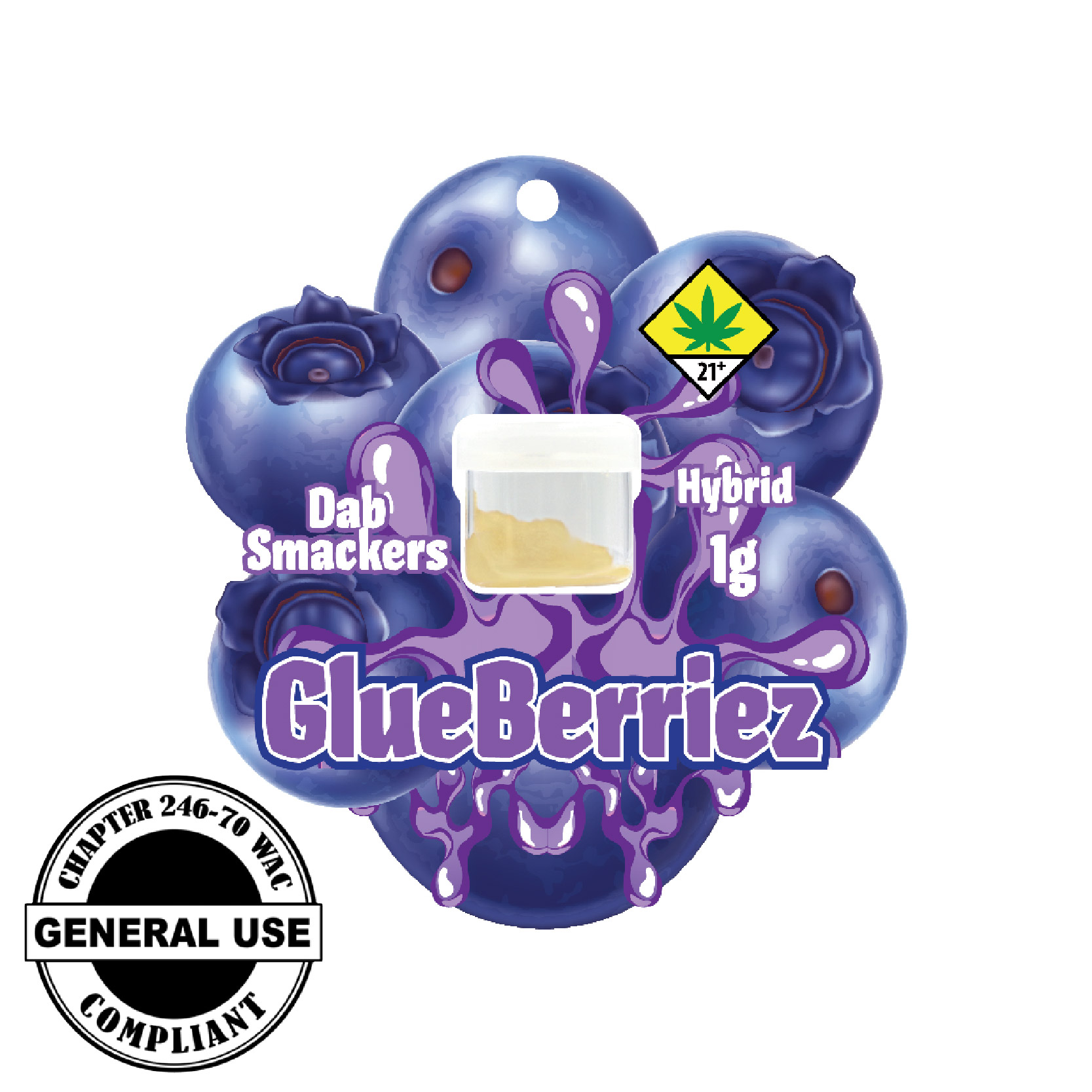 Glueberriez Dabsmackers | 1g (DOH)