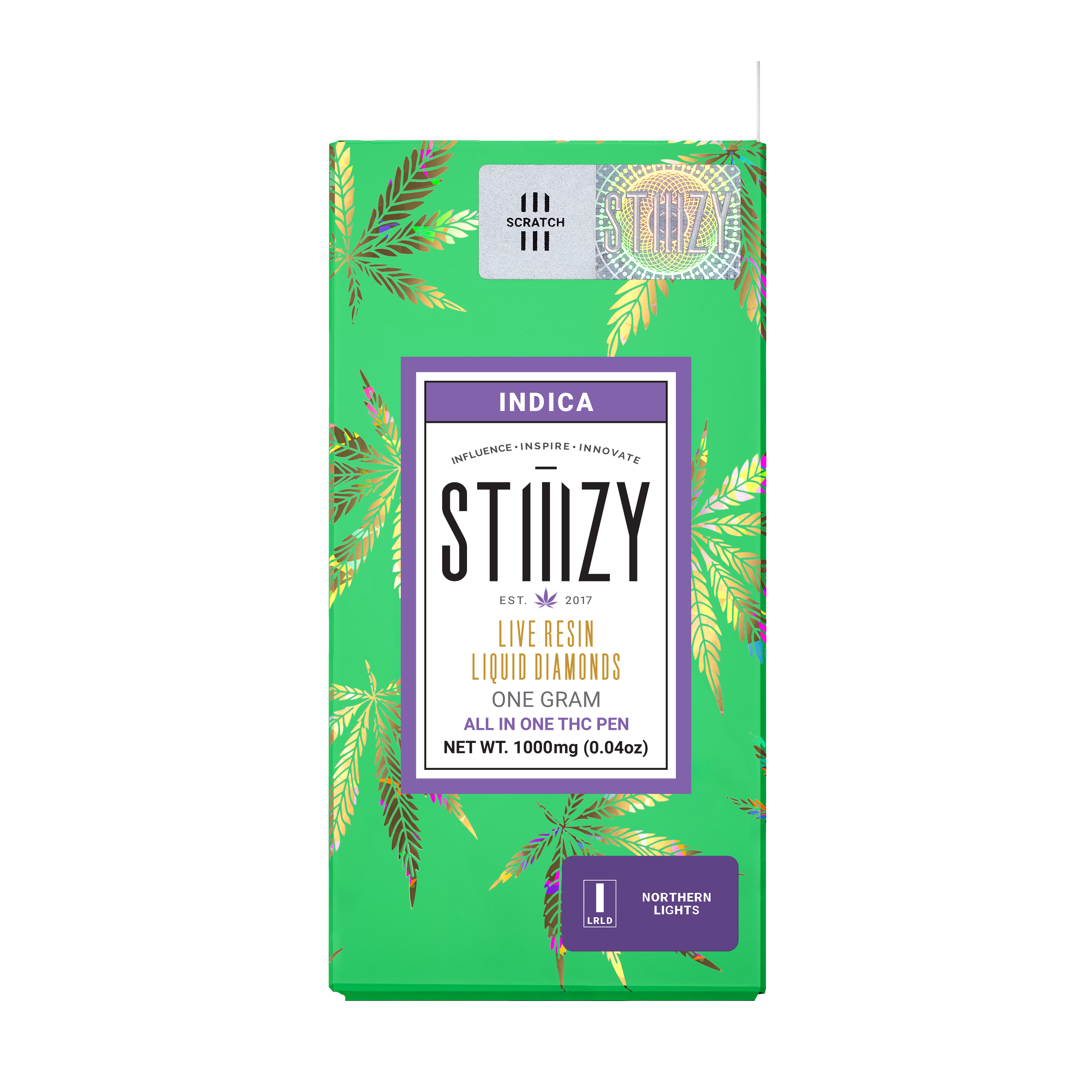 STIIIZY | Northern Lights | Live Resin Liquid Diamond AIO | 1g