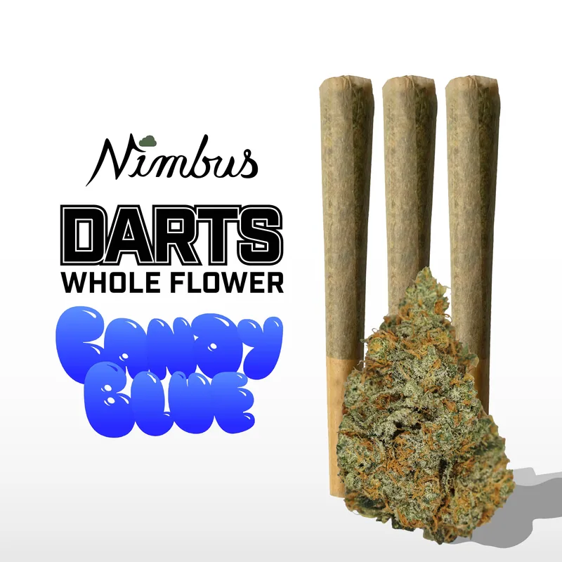 Nimbus Candy Blue (H) Dart Pre-Roll Multi Pack 0.5g 3pk