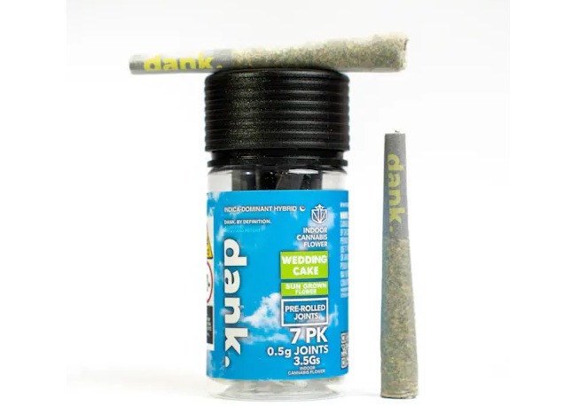 Dank - Wedding Cake Sungrown Preroll 7pk - 3.5g