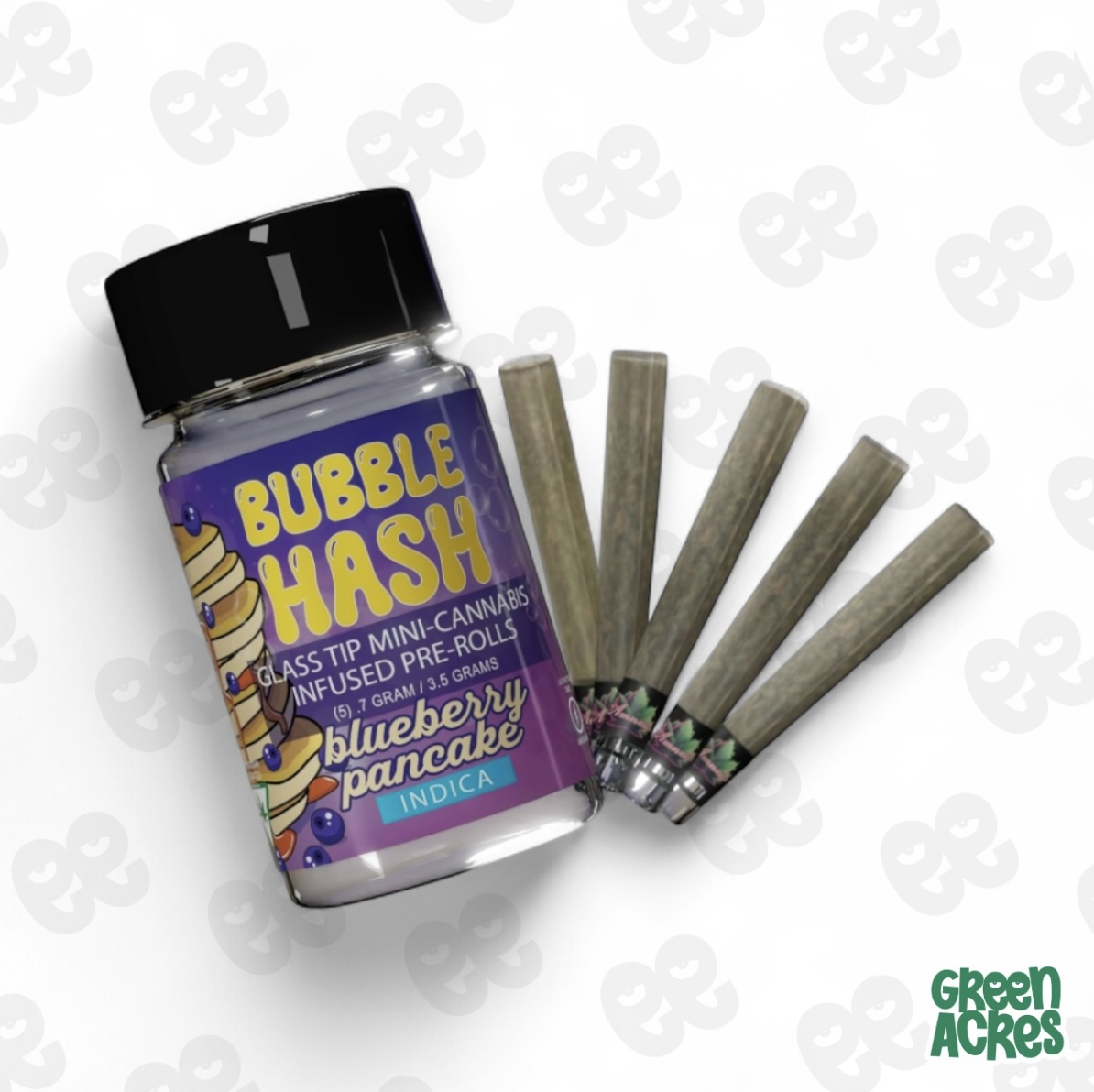 Blueberry Pancakes 5 Pack Infused Bubble Hash (5x0.7G)