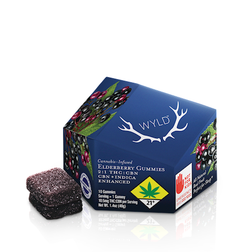 Wyld: Elderberry 2:1 (THC/CBN) 10pk/150mg