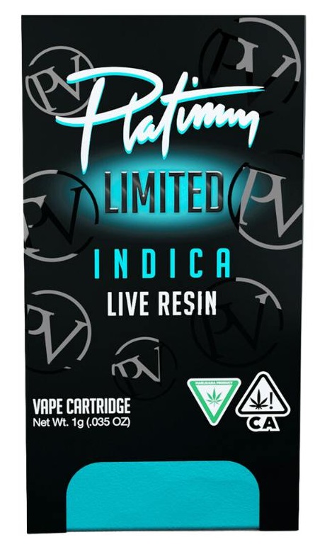 Platinum Vape Live Resin Kush Cake 1g Cart