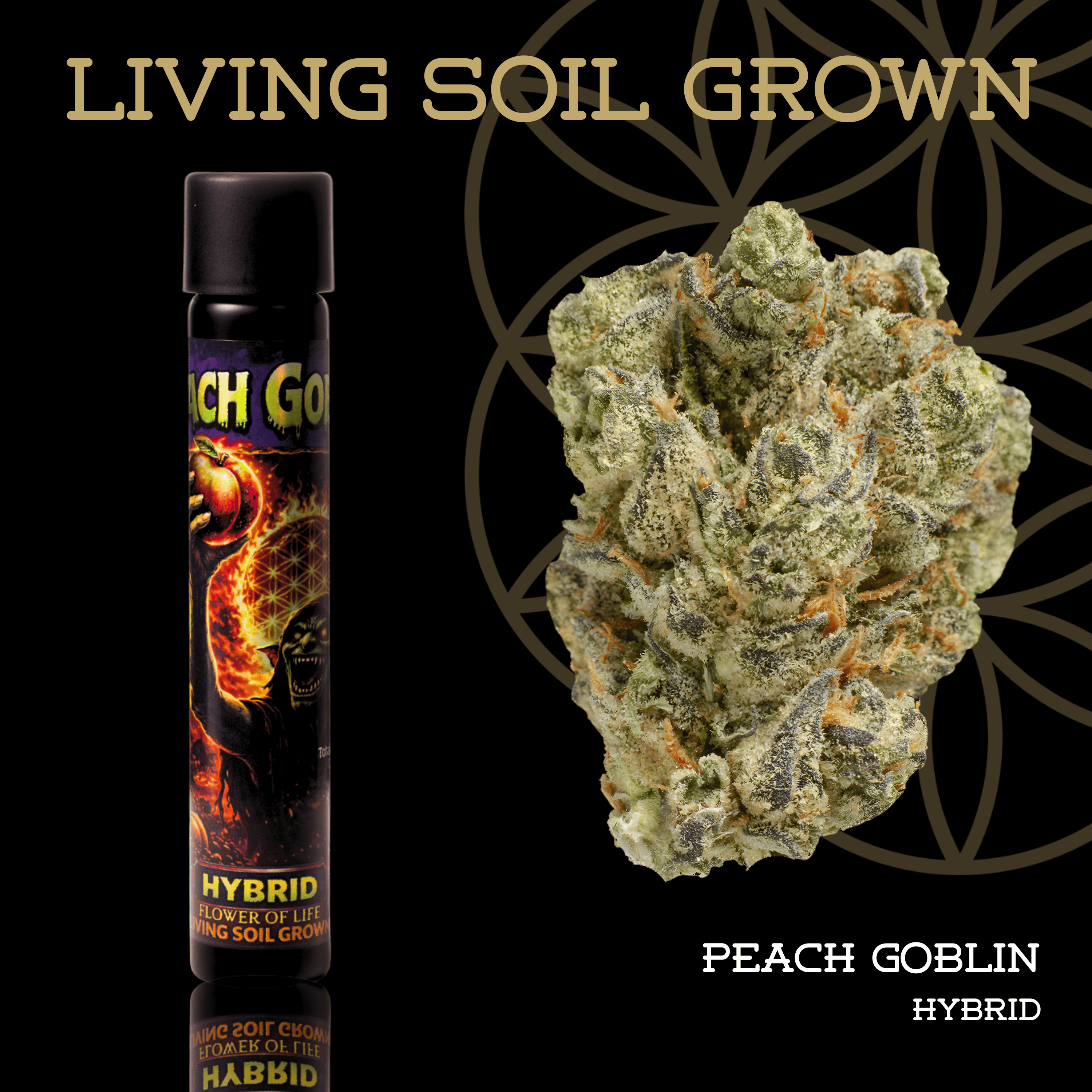 Peach Goblin | Pre-Roll | 1g | Living Soil