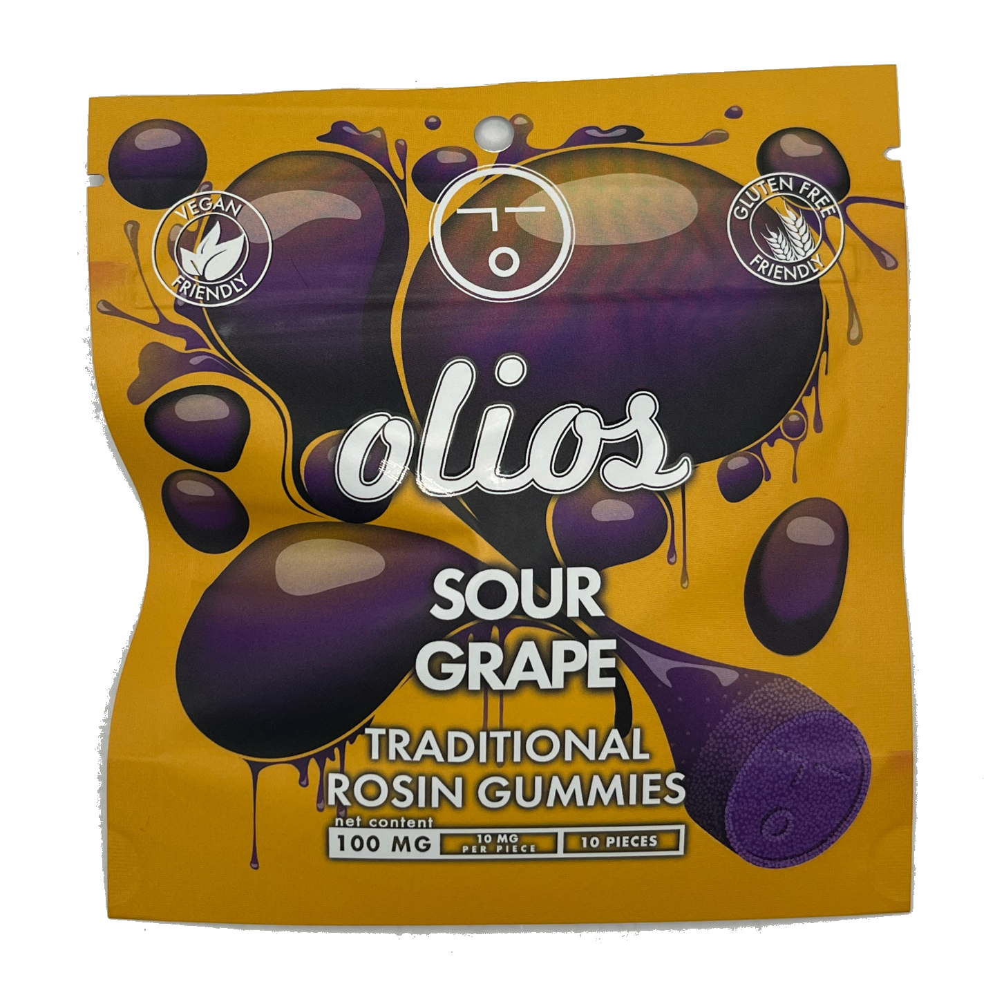 Olio | Sour Grape Live Rosin Gummies