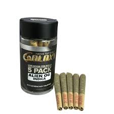 Live Rosin Preroll Pack Alien OG 5pk