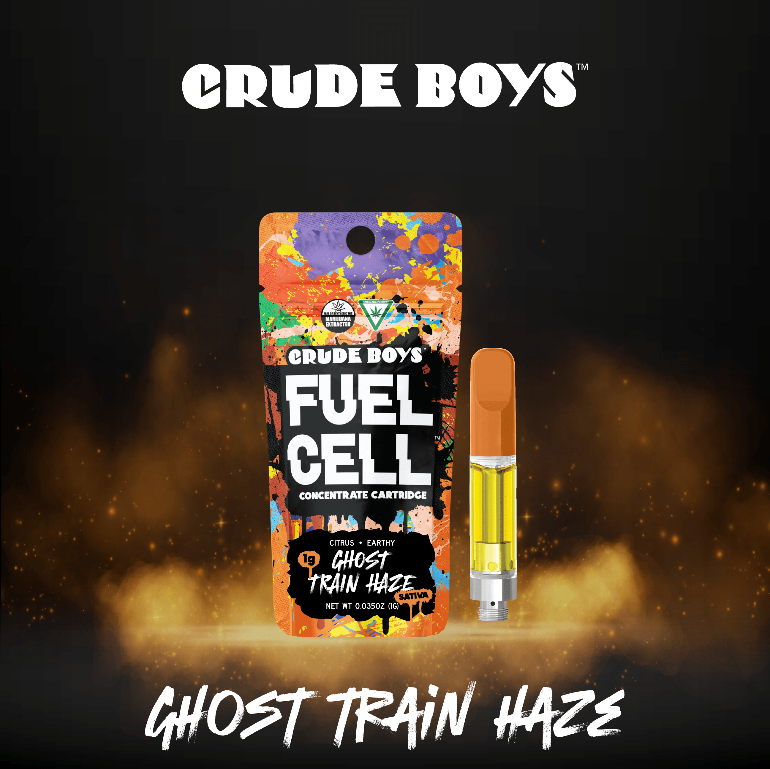 Crude Boys | Ghost Train Haze | 1g | Cartridge