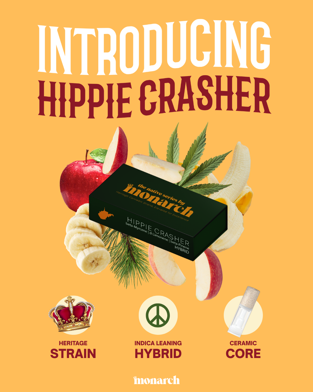 Monarch Hippie Crasher Disposable