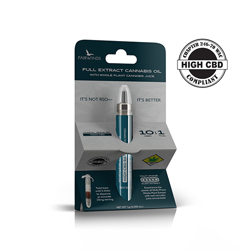 10:1 FECO with Clinical Terpenes | 1g (DOH)