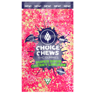 Choice Chews - Super Sour Cherry Limeade - 200mg