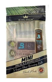 KING PALM MINI PRE ROLL POUCH - 5 PACK