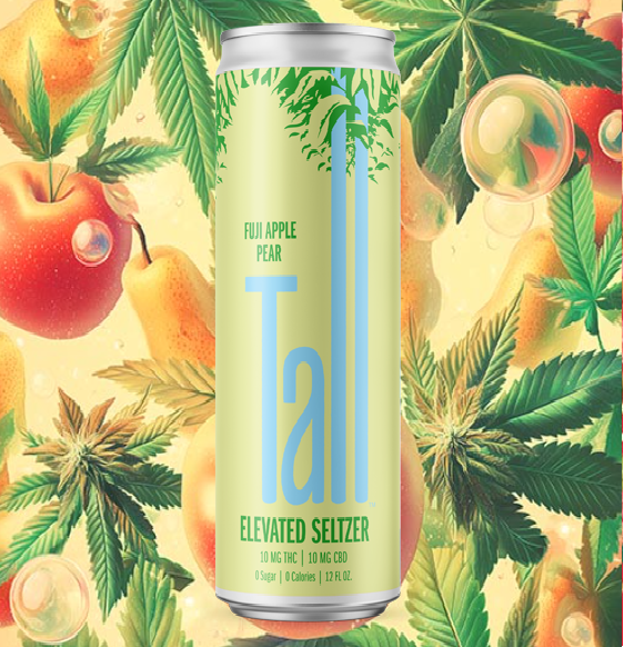 Tall Infused Seltzer (10mg) Fuji Apple Pear 1:1 (THC:CBD)